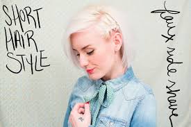 While the voluminous long hair at the top is styled to give an edgy appearance, the sides are made short to highlight a more textured variety of the pompadour hair style. Short Hair Pinned Back On One Side Women Hairstyles