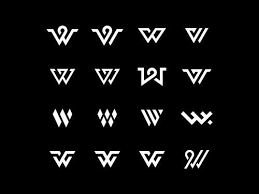 W Via Designhuntapp Logo Com Letras Design De Logotipo Logos Marcas
