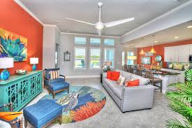 Florida Style Living Room Custom Home Builders New Home Builders Custom Homes