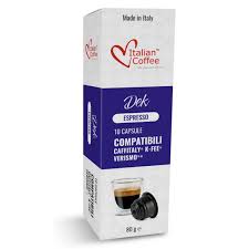 Discover starbucks® by nescafé® dolce gusto® colombia medium roast espresso coffee pods, balanced with nutty notes. Italian Coffee Decaf Espresso Roast Coffee Pods 80 Ct 8 Boxes Of 10 Walmart Com Walmart Com