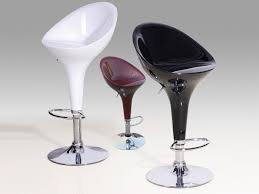 This will give the appearance of more space. Breakfast Kitchen High Gloss Bar Stools X2 Homegenies