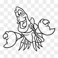 28 Collection Of Little Mermaid Crab Drawing - Draw Sebastian From The  Little Mermaid - Free Transparent Png Clipart Images Download