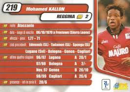 Check spelling or type a new query. Mohamed Kallon Gallery Trading Card Database