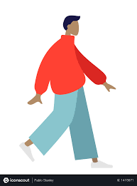 Free Walking Man Illustration Download In Png Vector Format Man Illustration Walking Man Illustration