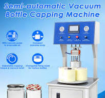 Semi Automatic Vacuum Glass Jar Capping Machine