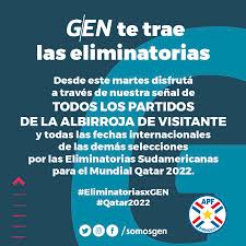 En la conmebol se disputa entre octubre de 2020 y marzo de 2022. Gen Trasmitira En Exclusiva Los Partidos De Visitante De La Albirroja En Las Eliminatorias Adn Digital