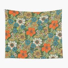 Find vectors of floral pattern. Jungle Tapestries Redbubble