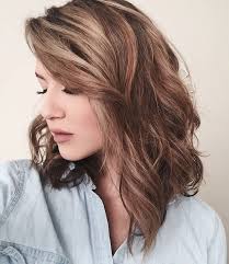 Naturally Curly Asymmetrical Lob Hair Styles Medium Hair Styles Bridesmaid Hair Medium Length