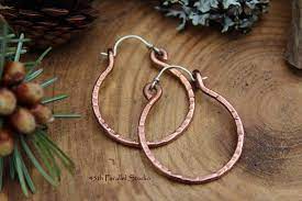 Please Make Sure You Have Provided The Correct Shipping Address On Your Order Before Ordering P Hammered Copper Earrings Diy Wire Jewelry Copper Earrings