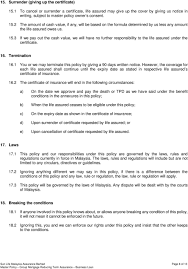 Sejak awal berdiri, perusahaan telah beberapa kali berganti nama. Sun Life Malaysia Assurance Berhad Master Policy Group Mortgage Reducing Term Assurance Business Loan Pdf Free Download