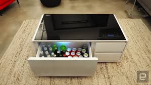 Sobro The Smart Coffee Table For Cold Beers And Chill Tunes Trending Decor Coffee Table Particle Board