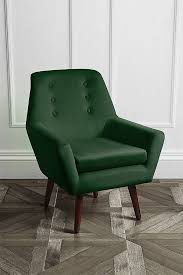 Vivienne Bottle Green Retro Armchair With Walnut Legs Retro Armchair Green Armchair Armchair