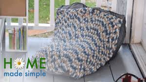 Use enough foam to make the chair comfortable, but it shouldn't be full. Turn Any Old Blanket Into A Bean Bag Chair Home Made Simple Oprah Winfrey Network Youtube
