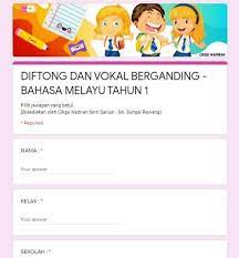 Kuiz Kuiz Google Form Bahasa Pd Kg Hulu Chuchoh Sepang Facebook