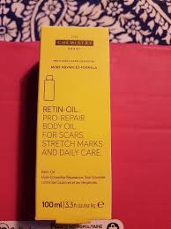 Maybe you would like to learn more about one of these? The Chemistry Brand Huile Corps Retin Oil Reparatrice Cicatrices Vergetures Et Soin Quotidien Inci Beauty