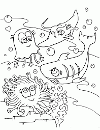 Under the sea coloring printouts source : Free Coloring Pages Under The Sea Coloring Home