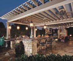 40 Modern Pergola Designs And Outdoor Kitchen Ideas Outdoor Kitchen Lighting Outdoor Kitchen Design Rustic Outdoor