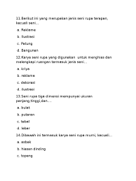 We did not find results for: Soal Seni