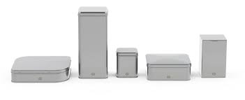 We found 11 cookie tins that range. Square Tins Crown