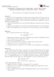 Probabilités s2 #ep07 calcul de cafe eco : Examen De Probabilite Corrige S2