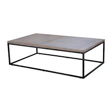 Some metal base coffee tables are too large for some spaces — a variety of smaller metal base coffee tables, measuring 7.5 inches across, are available at 1stdibs. Arras Coffee Table With Light Wood Top And Black Metal Base