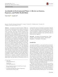 Inserted, on 21 october 1976, by regulation 2(1) of the food hygiene regulations 1974, amendment no 1 (sr 1976/268). Pdf Acrylamide In Environmental Water A Review On Sources Exposure And Public Health Risks