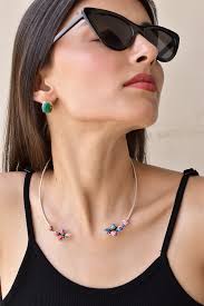 Aurora Opal 925 Sterling Silver Necklace