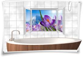 Fliesenaufkleber Fliesenbild Fenster Schneeglockchen Alm Berge Kuche Bad Wc Fliesen Deko Medianlux Shop