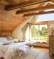 Dormitorio Maison En Rondins Deco Combles Amenagement Interieur Maison