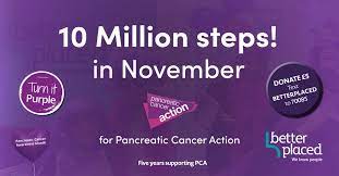 Pancreatic cancer awareness month 2020! Better Placed On Twitter Our 10 Million Step Challenge Starts Sunday Icymi Kate S Vlog Introduced Our Step Challenge To Raise Awareness And Funds Throughout Pancreatic Cancer Awareness Month Watch To Find