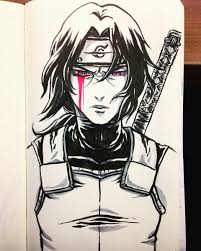Please, feel free to share these drawing images with your friends. Dzo On Twitter 1st Inktober Entry It S That Time Of The Year Again I Hope To Finish It This Time Itachi Uchiha Itachiuchiha Anbu Konoha Naruto Narutoshippuden Shonenjump Ink Brush Doodle