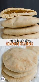 Soft Fluffy And Healthy Homemade Whole Wheat Pita Bread Recipe Whole Wheat Pita Bread Recipes Homemade Pita Bread