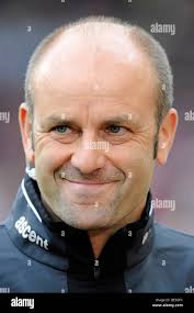 Coach Edmund Becker, Karlsruher SC Stock Photo