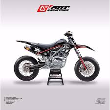 Harga viar cross x baru dan bekas februari 2020 priceprice indonesia. Decal Stiker Honda Crf 150l Solid Racing Supermoto Motocross Trail Grasstrack Trabas Premium Shopee Indonesia