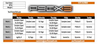 P90x3 Calendar Your Fitness Path