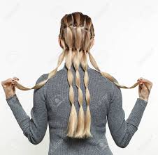 And no, you don't have to be a professional stylist to accomplish these…. Back View Portrait Of Beautiful Young Dark Blonde Woman Female Stock Photo Picture And Royalty Free Image Image 145746381