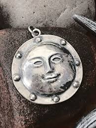 Retired James Avery LARGE Face Pendant 19.57 Grams