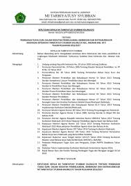 Fc surat keputusan selaku gtt/ptt dari majelis dikdasmen muhammadiyah wonosobo. Contoh Sk Pembagian Tugas Mengajar Di Mi Dan Lampirannya Ayo Madrasah