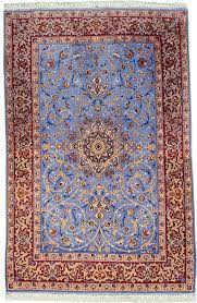 Gearbeitet wird mit besonders feinem wollgarn; Isfahan Seidenkette 165x105 Id1458 Naintrading Orientteppiche In 150x100