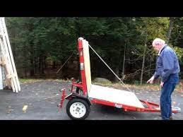 Haul master folding trailer pics / built a harbor freight folding trailer pnw riders the motorcycle community for the pacific northwest : Folding A Trailer Youtube
