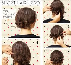 Trecce laterali e treccine afro che partono alte sulla testa di star e modelle. Hair Style Tutorial Mini Chignon Con Capelli Corti