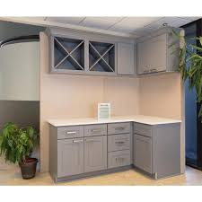 Free kitchen designs and contractor discounts available. Lifeart Cabinetry Lancaster Shaker Assembled 21x36x12 In Wall Mullion Door Cabinet With 1 Door 2 Shelves In Gray Alg Wmd2136 The Home Depot