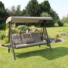 Maybe you would like to learn more about one of these? Tamarin 3 Seater Garden Swing Seat Plus Canopy Luxury Beige Cushions