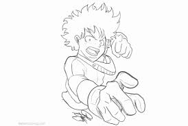 My Hero Academia Coloring Page Beautiful Boku No Hero Academia Coloring Pages Izuku Deku Midoriya In 2020 Horse Coloring Pages Coloring Pages Cat Coloring Page