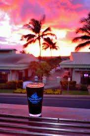 View Of A Beautiful Sunset From Kauai Island Brewing Company