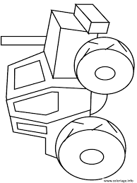 On te propose d'apprendre a dessiner un tracteur rouge avec de belles grosses roues ! Coloriage Tracteur Simple Enfant Dessin Tracteur A Imprimer