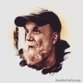 Caminetto 08. R.18 Hand Made Cucciago, Italy Rusticated Bent Billiard