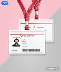 Id cards are used for identification in business activities. Vertical Blank Id Card Template Free Jpg Illustrator Word Apple Pages Publisher Template Net Id Card Template Card Template Blank Id Cards