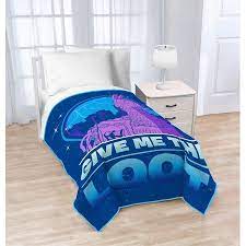 Fortnite Give Me The Loot Blanket Walmart Com In 2021 Soft Plush Blankets Soft Kids Blanket Plush Blanket