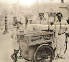 Vintage The Ice Cream Vender In Qormi 1930s Maltese People Little Island Vintage